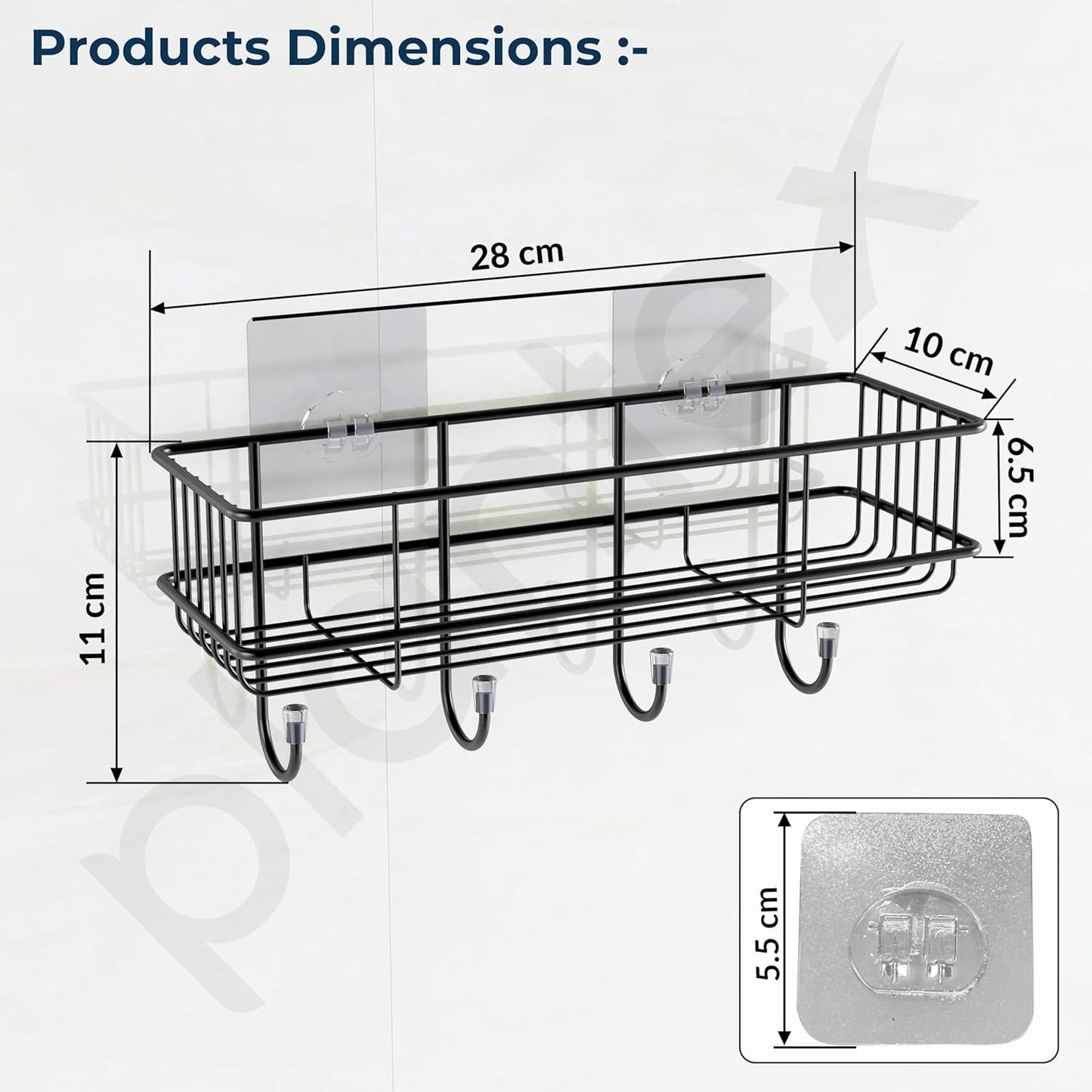 ROVEXA Self-Adhesive Bathroom Shelf